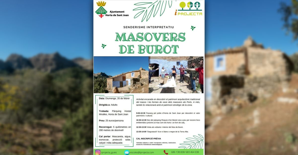 Senderisme interpretatiu: Masovers de Burot