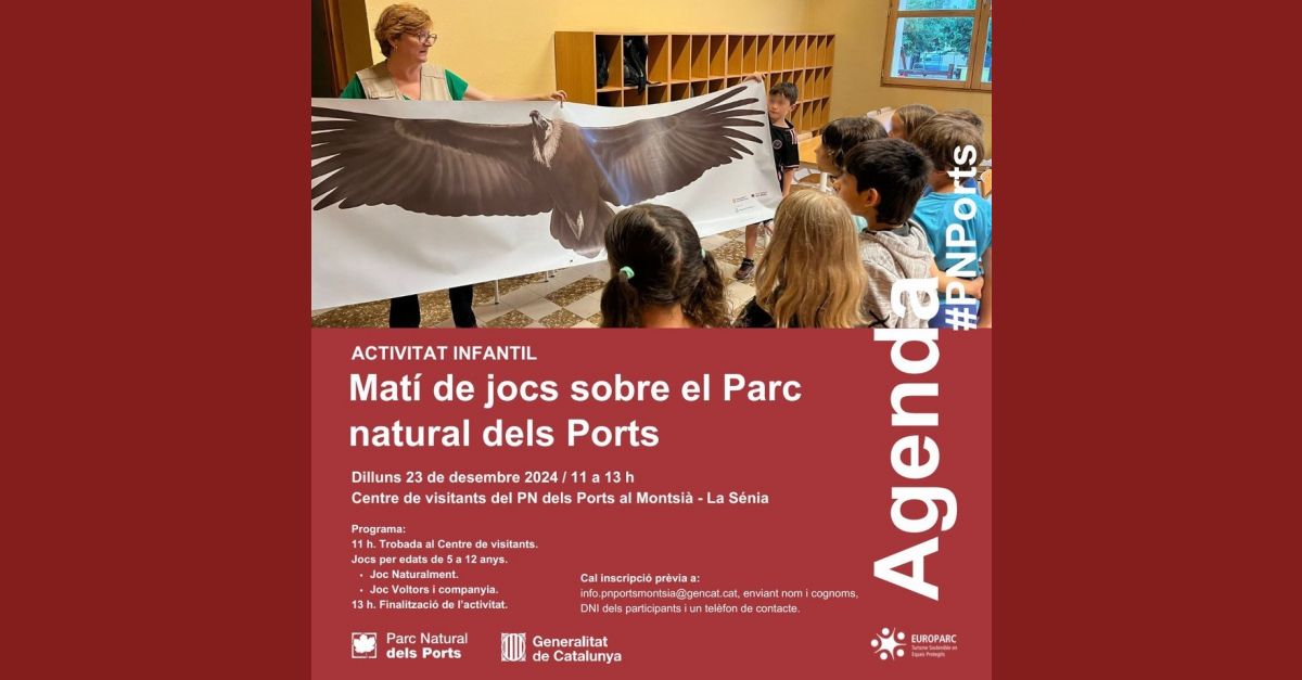 Mat de jocs sobre el Parc natural dels Ports