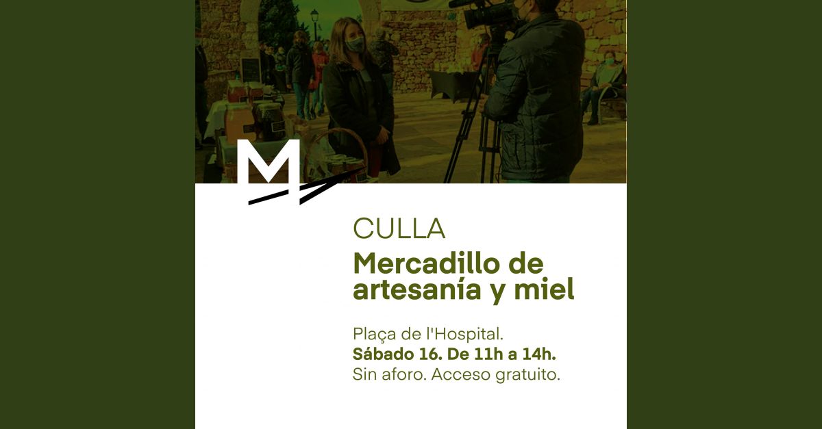 Mercadillo de artesana y miel de Culla