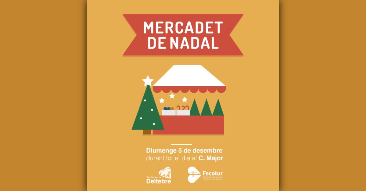 Mercadet de Nadal a Deltebre