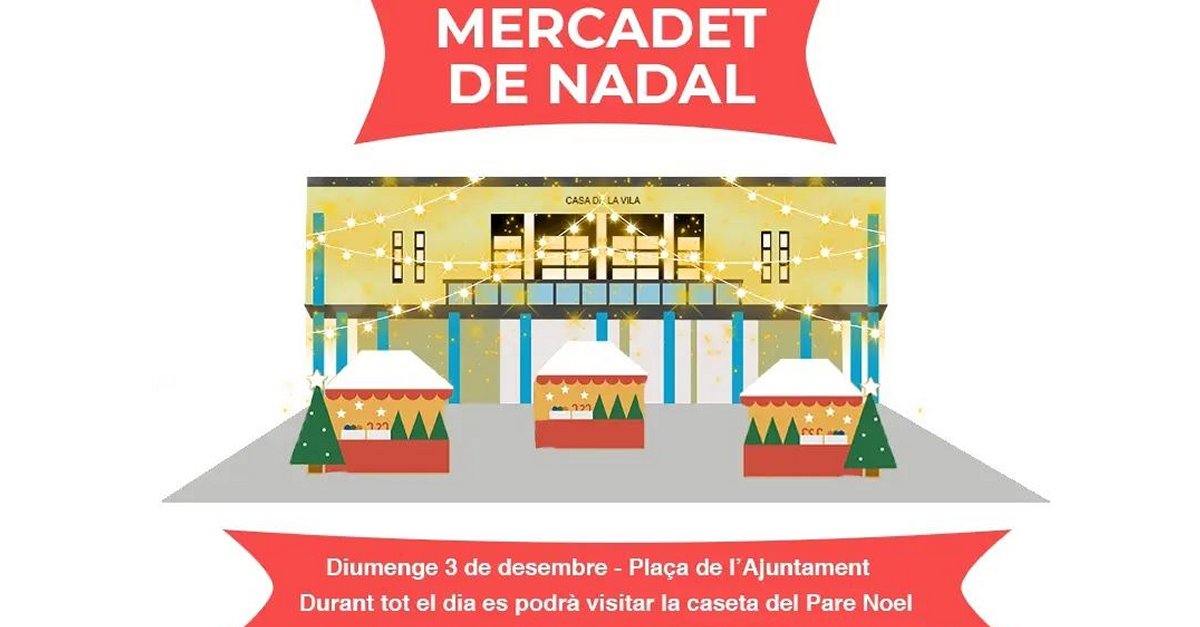 Mercadet de Nadal a Sant Jaume dEnveja