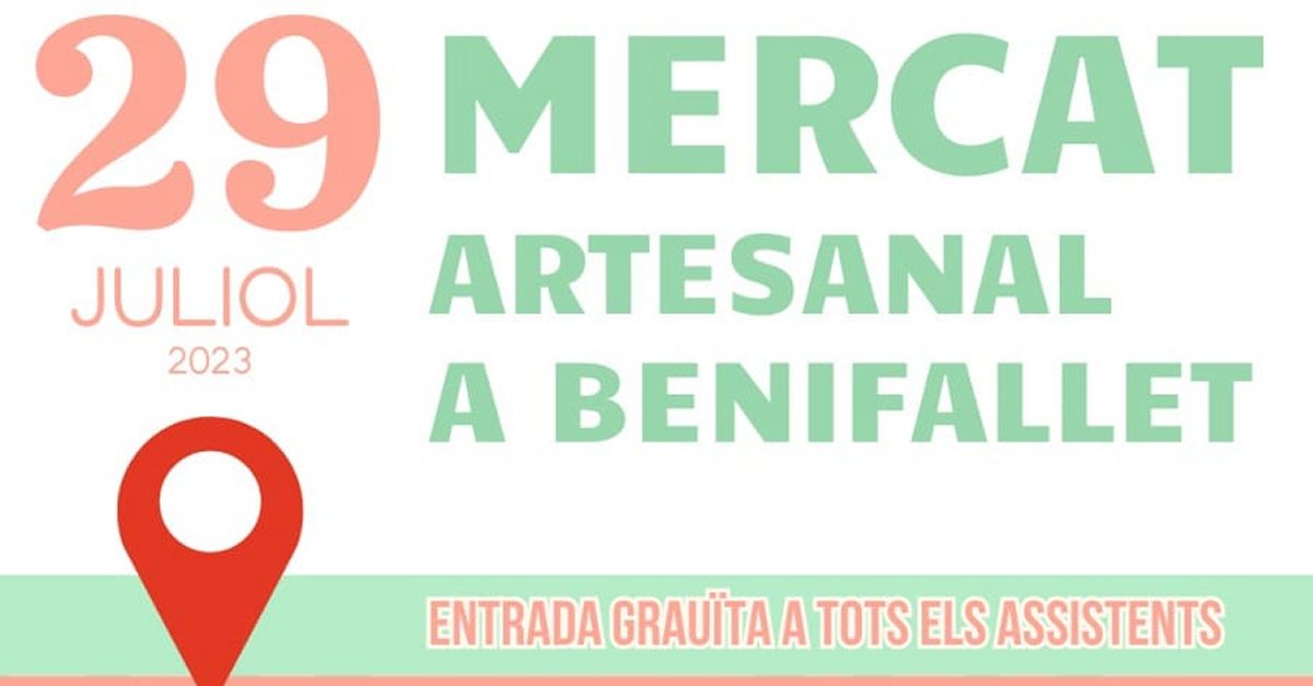 Mercado artesanal en Benifallet