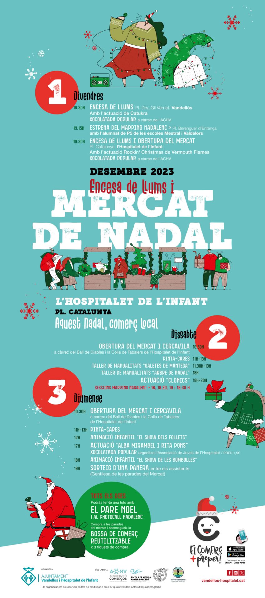 Mercat de Nadal de lHospitalet de lInfant