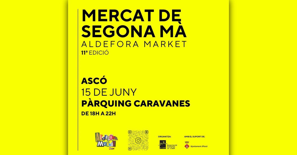 11 Mercat de segona m a Asc