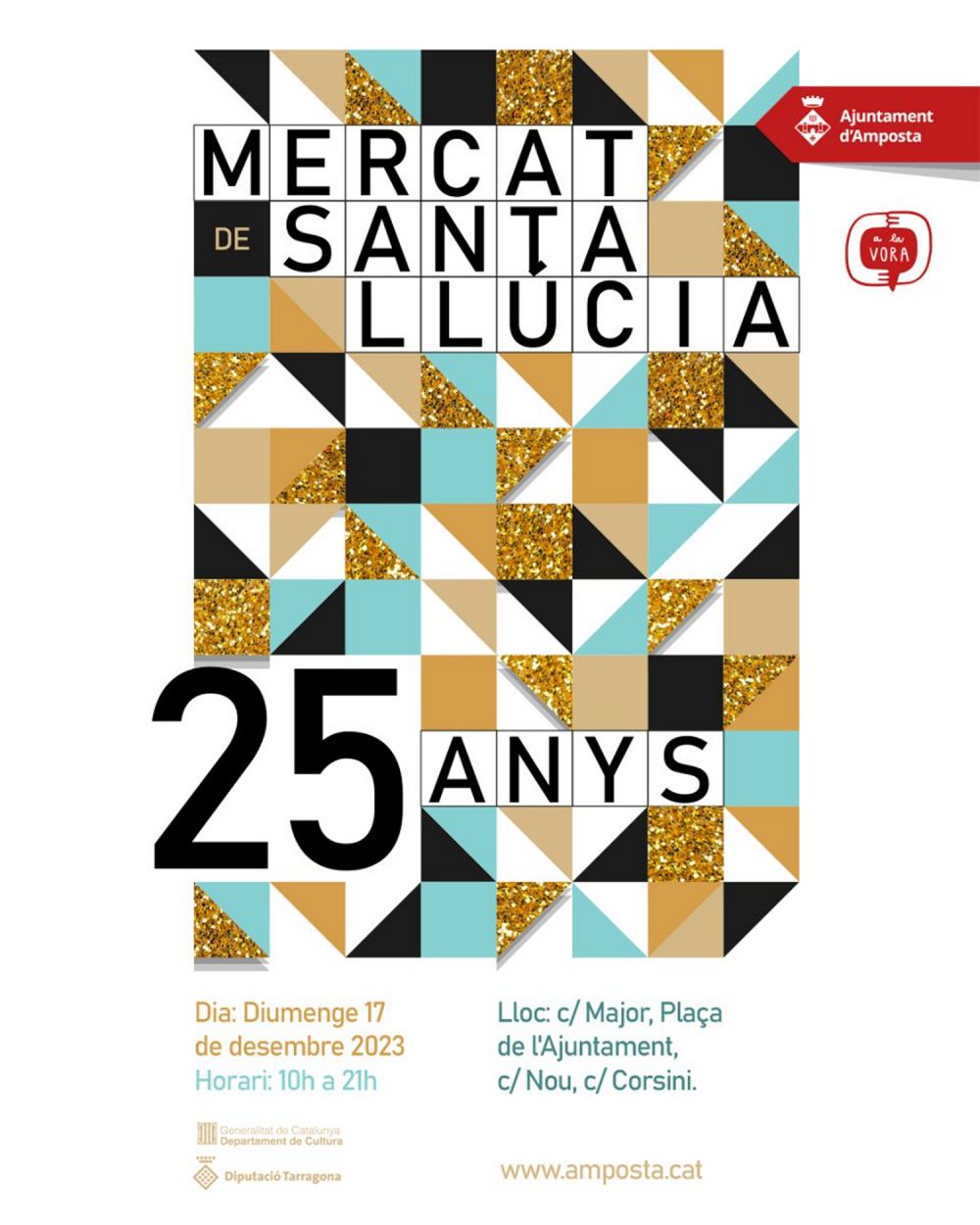 El Mercat de Santa Llcia d’Amposta arriba a la 25a edici amb prop d’una cinquantena de parades | EbreActiu.cat, revista digital d’oci actiu | Terres de l’Ebre ...