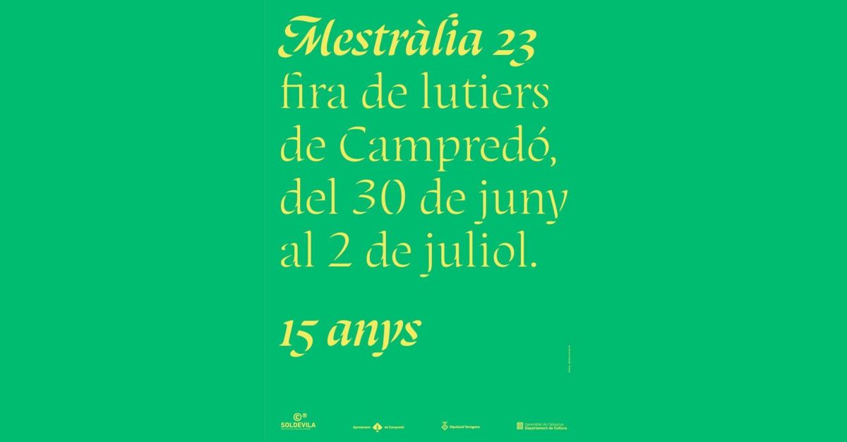 MESTRLIA, 15a edici Fira de Lutiers de Campred