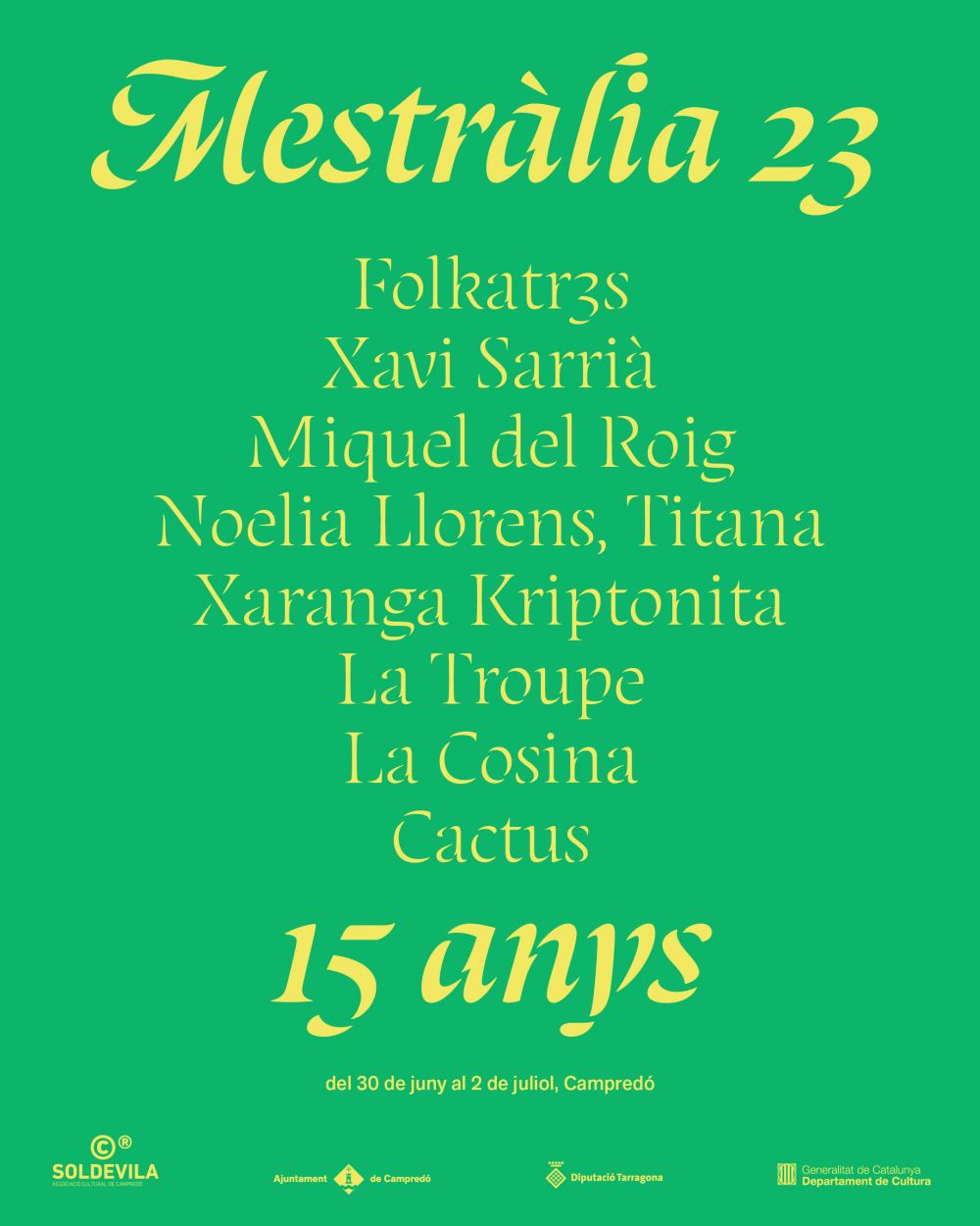 MESTRLIA, 15a edici Fira de Lutiers de Campred