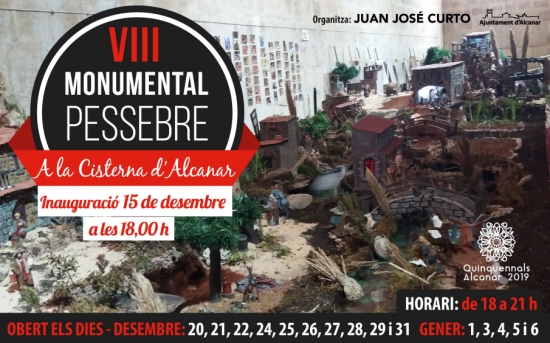 VIII Monumental Pessebre a la Cisterna dAlcanar