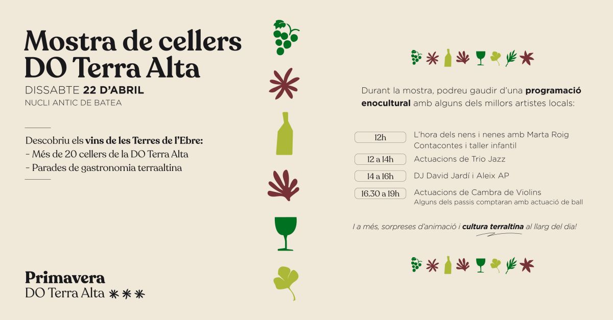 Muestra de bodegas de la DO Terra Alta