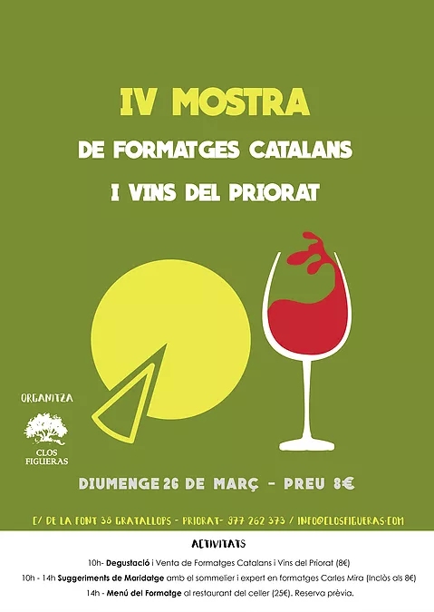 IV Mostra de formatges catalans i vins del Priorat