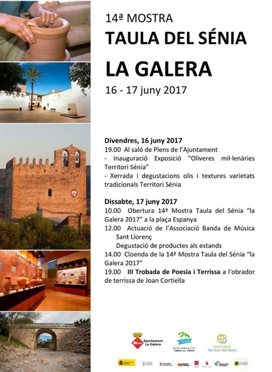 14a Mostra Taula del Snia La Galera2017