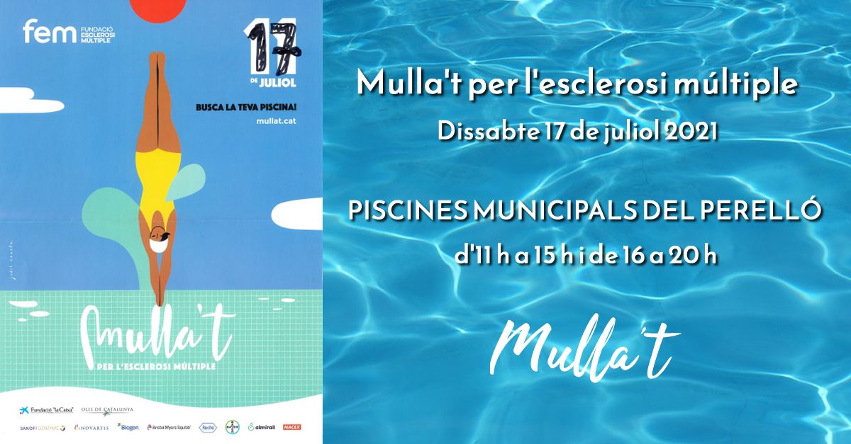 Mulla’t per l’esclerosi mltiple en las piscinas del Perell