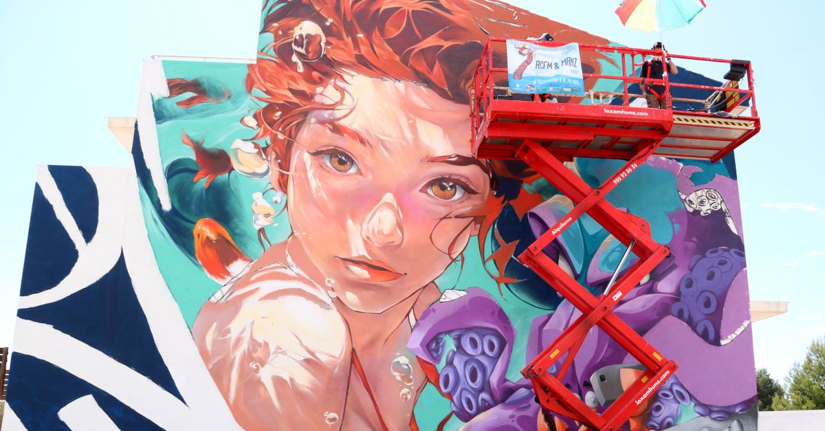 La cultura martima es reivindica i s’ala en onze murals i graffitis de destacats artistes urbans a l’Ametlla de Mar | EbreActiu.cat, revista digital d’oci actiu | Terres de l’Ebre ...