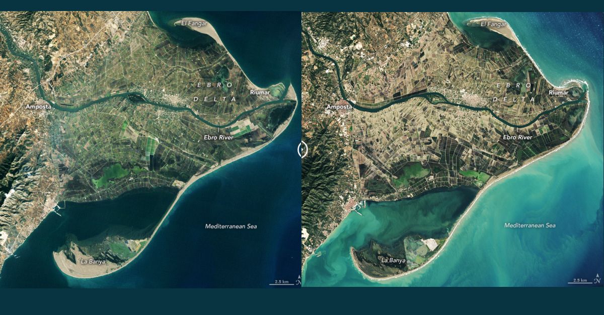 La NASA alerta que la forma del delta de l’Ebre ja est controlada pel mar i no pel riu | EbreActiu.cat, revista digital d’oci actiu | Terres de l’Ebre ...