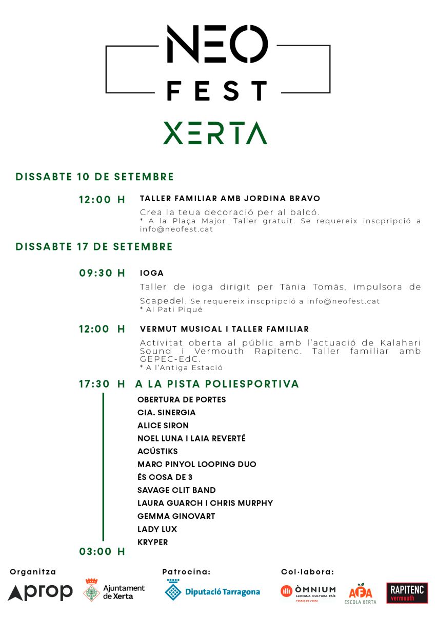 NEO FEST Xerta