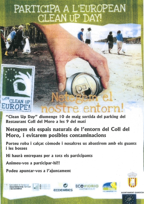 Lets clean up!. Netegem els espais naturals de l’entorn del Coll del Moro