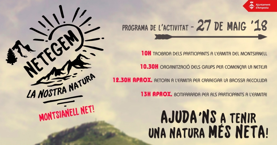 Netegem la nostra natura. Montsianell net!