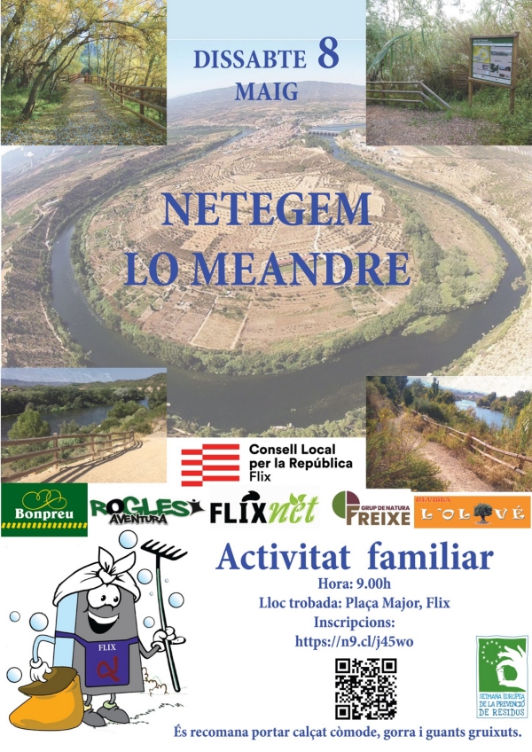 Let’s Clean Up Europe: Netegem lo Meandre de Flix