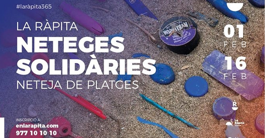 Neteges solidries a les platges de La Rpita