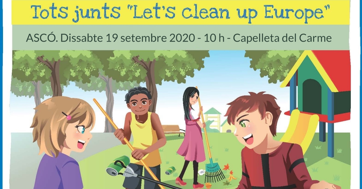 Let’s Clean Up Europe: Netegem lo barranc de la Fontxinxella a Asc