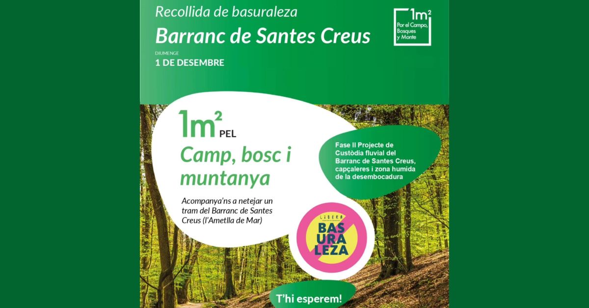 Jornada de neteja del Barranc de Santes Creus