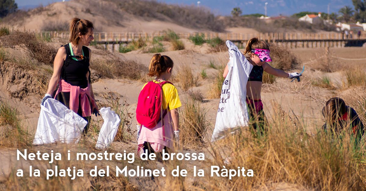 Lets Clean Up Europe: Neteja i mostreig de brossa al Molinet de la Rpita