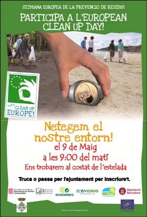 Lets clean up!. Jornada de neteja voluntria de l’entorn a Flix