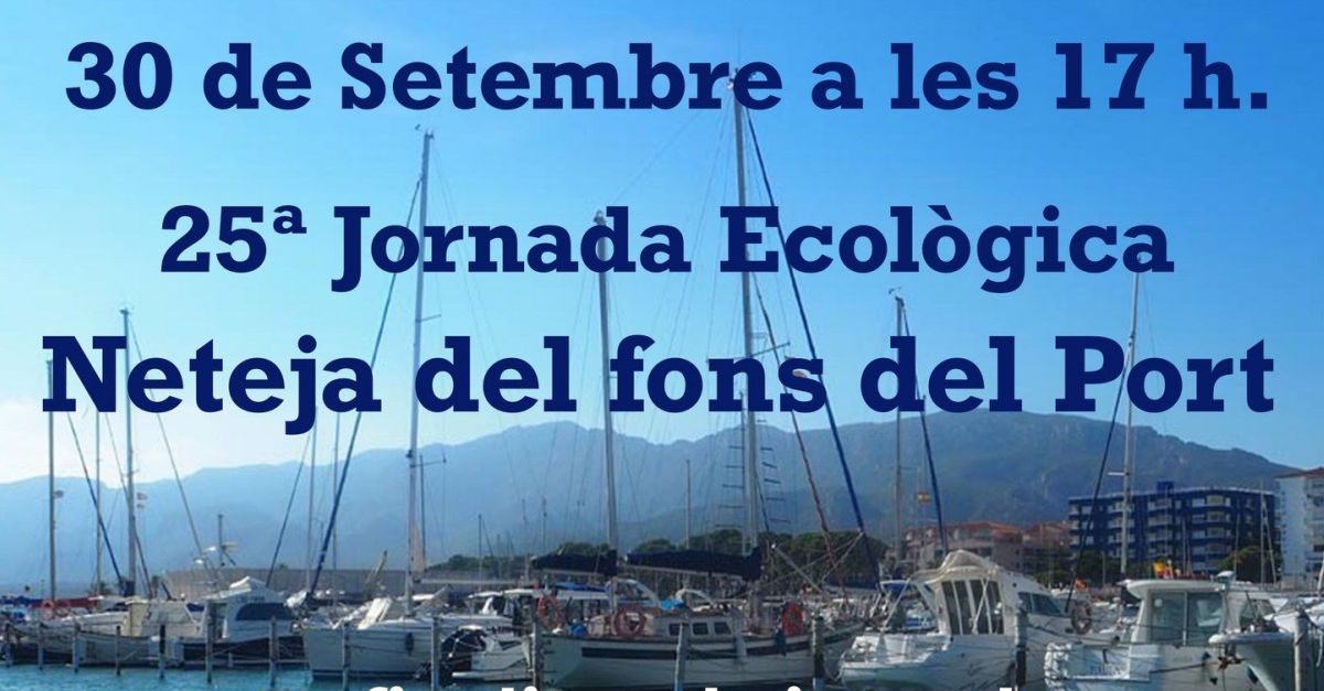 25a Jornada Ecolgica Neteja del fons del Port