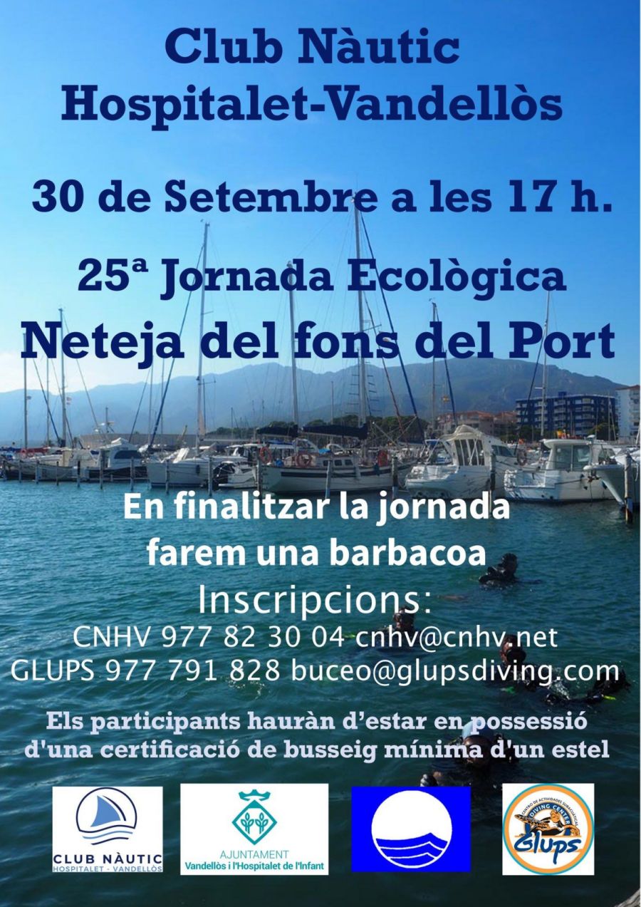 25a Jornada Ecolgica Neteja del fons del Port