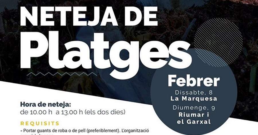 Jornada de limpieza en el Garxal-Riumar