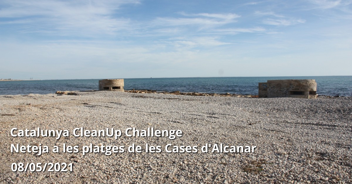 Catalunya CleanUp Challenge: Jornada de neteja a les platges de les Cases dAlcanar