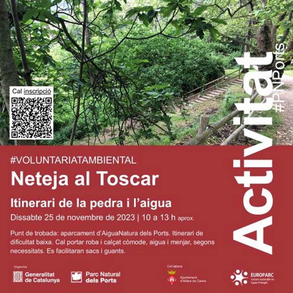 Neteja al Toscar. Itinerari de la pedra i laigua