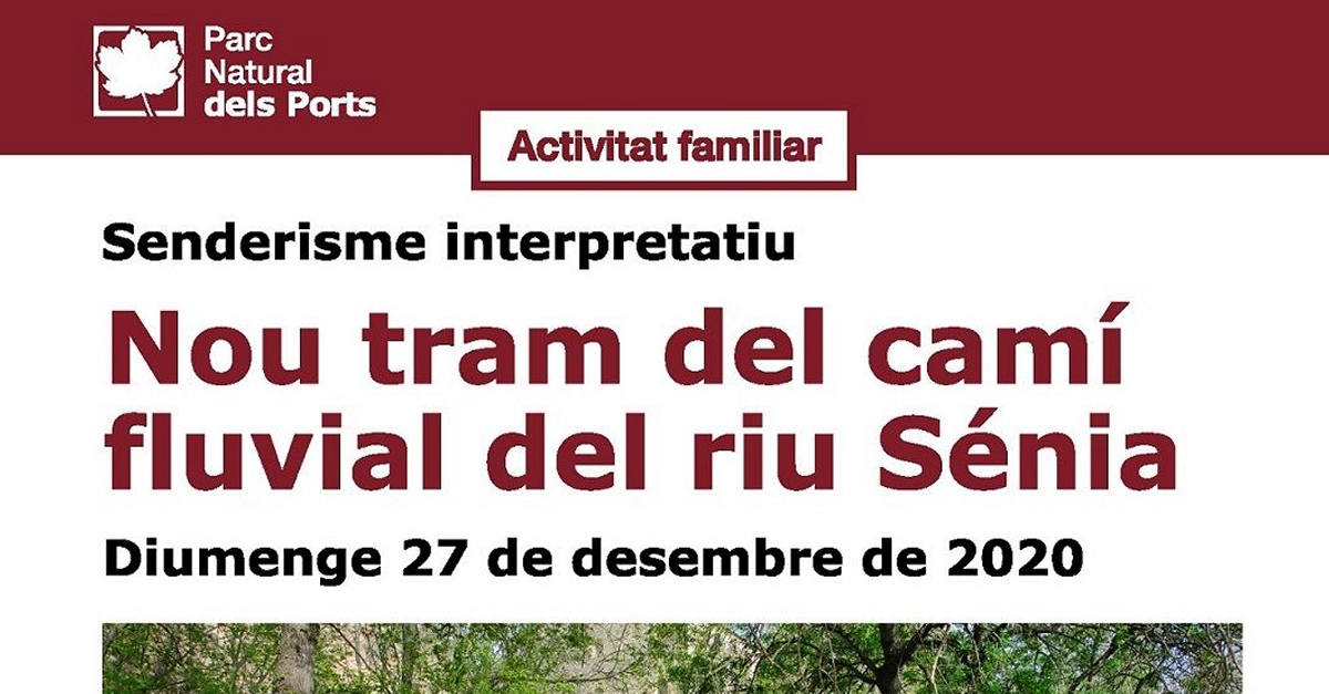 Senderisme interpretatiu: Nou tram del cam fluvial del riu Snia