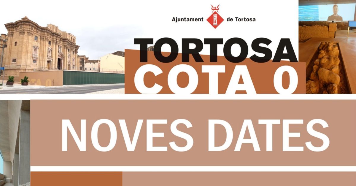 Jornada de portes obertes amb visites guiades a lEspai Cota Zero de Tortosa