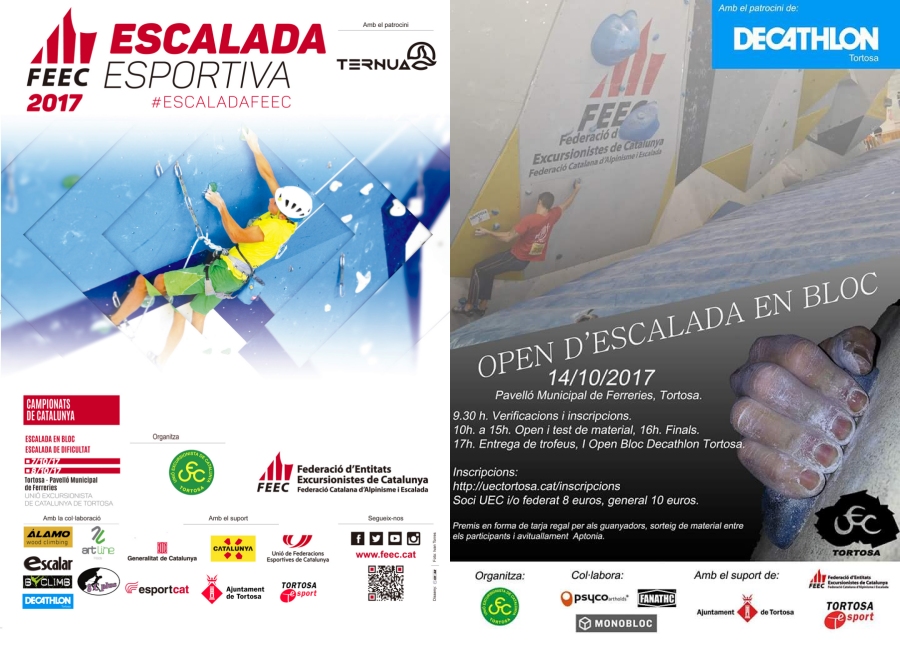 Tortosa acull els Campionats de Catalunya d’Escalada de Bloc i de Dificultat | EbreActiu.cat, revista digital d’oci actiu | Terres de l’Ebre ...