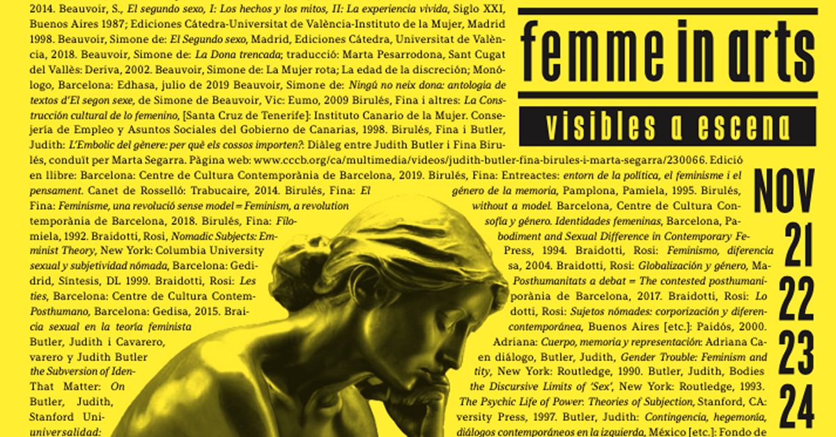 Femme in Arts 2024 visibilitzar el coneixement generat per dones i collectius dissidents