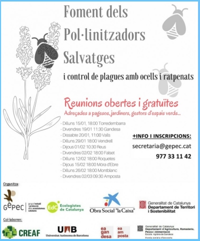 Campanya per fomentar l’s dels insectes pollinitzadors  | EbreActiu.cat, revista digital d’oci actiu | Terres de l’Ebre ...