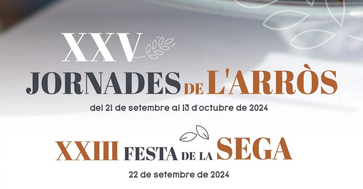 L’Ampolla celebra la XXIII Festa de la Sega i les XXV Jornades Gastronmiques de l’Arrs | EbreActiu.cat, revista digital d’oci actiu | Terres de l’Ebre ...