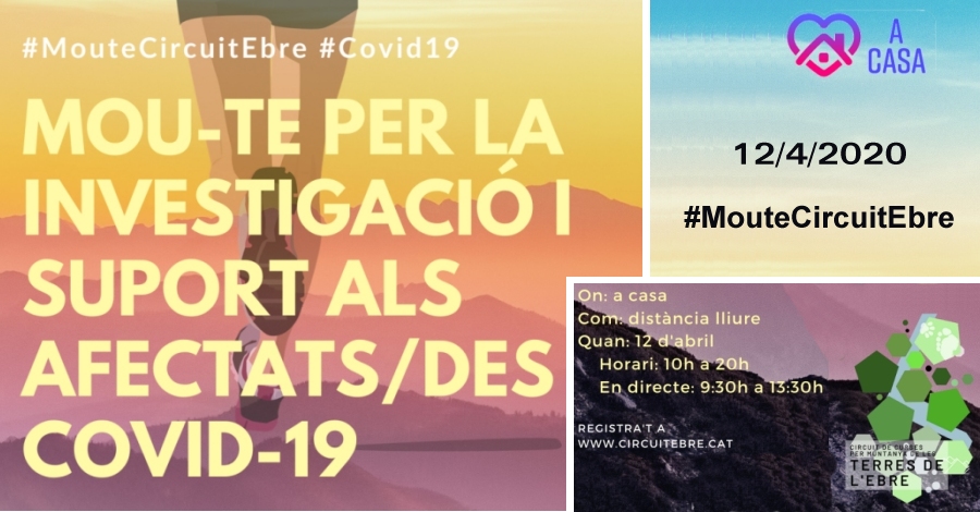 Mou-te per la investigaci i suport als afectats per la Covid-19 #MoteuCircuitEbre