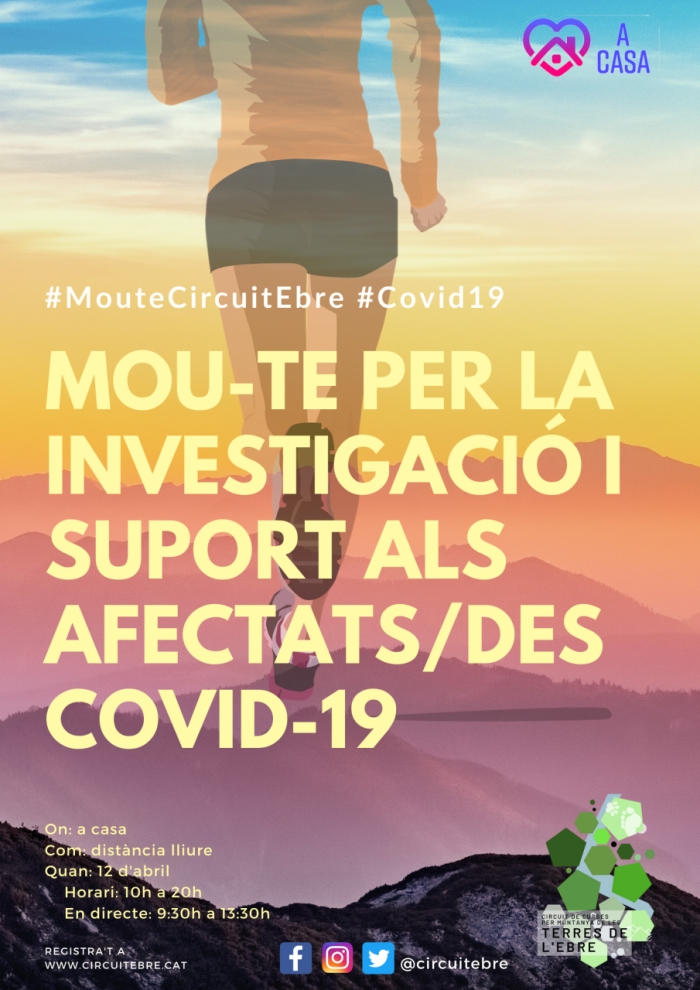 Mou-te per la investigaci i suport als afectats per la Covid-19 #MoteuCircuitEbre