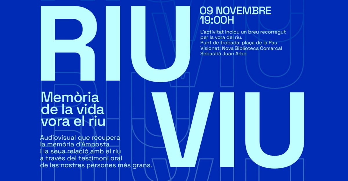 Riu viu, un projecte artstic de creaci comunitria sobre la vida al costat de lEbre 