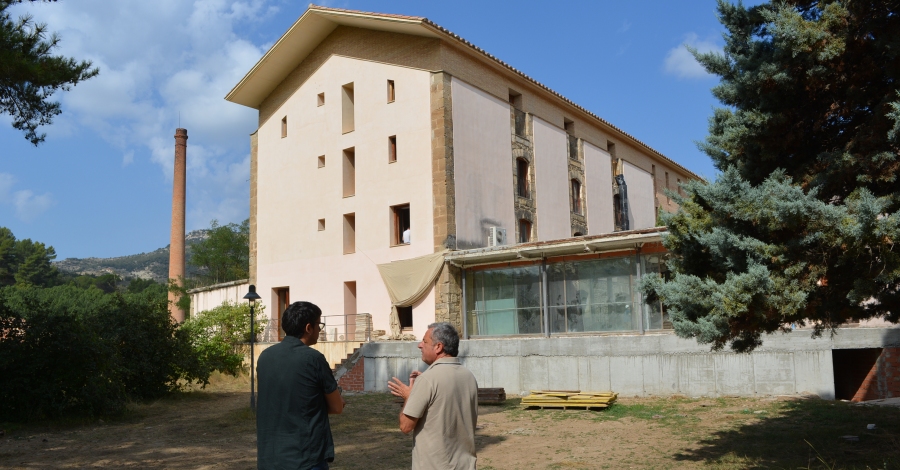 Las obras del Centro de Desarrollo y Aceleracin Turstica Fbrica Giner-Els Ports, a buen ritmo | EbreActiu.cat, revista digital de ocio activo | Terres de l’Ebre...