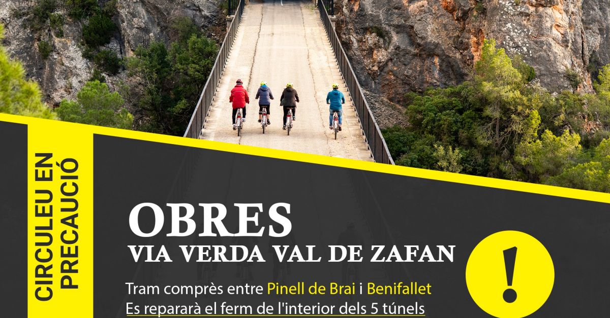 Comencen les obres de condicionament de la Via Verda al tram entre Pinell de Brai i Benifallet | EbreActiu.cat, revista digital d’oci actiu | Terres de l’Ebre ...