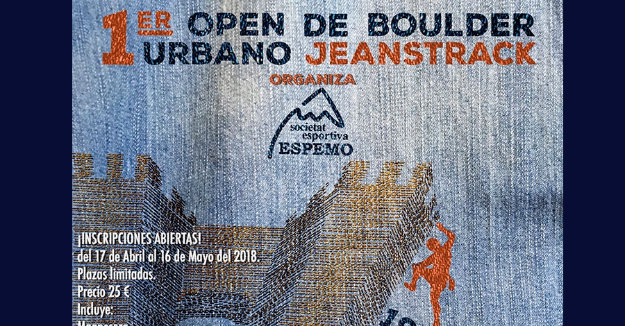 1er Open Boulder Urb Jeanstrack-Morella