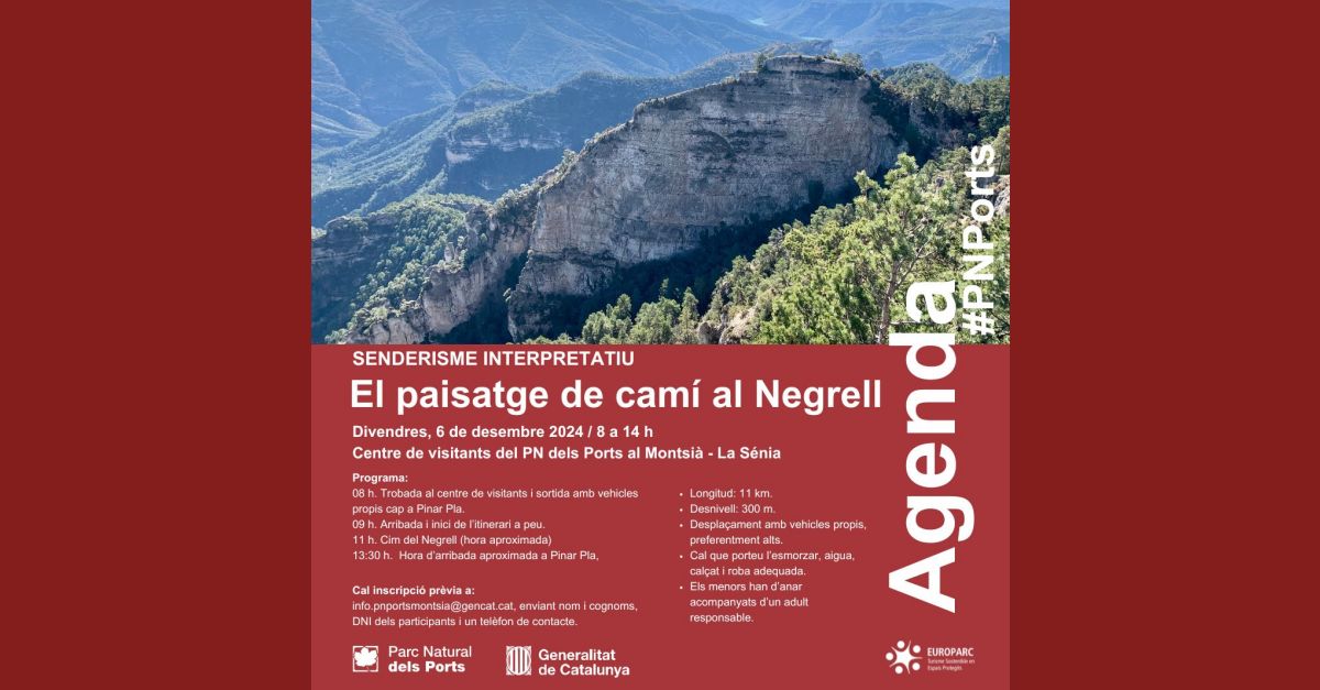 Senderisme interpretatiu: El paisatge de cam al Negrell