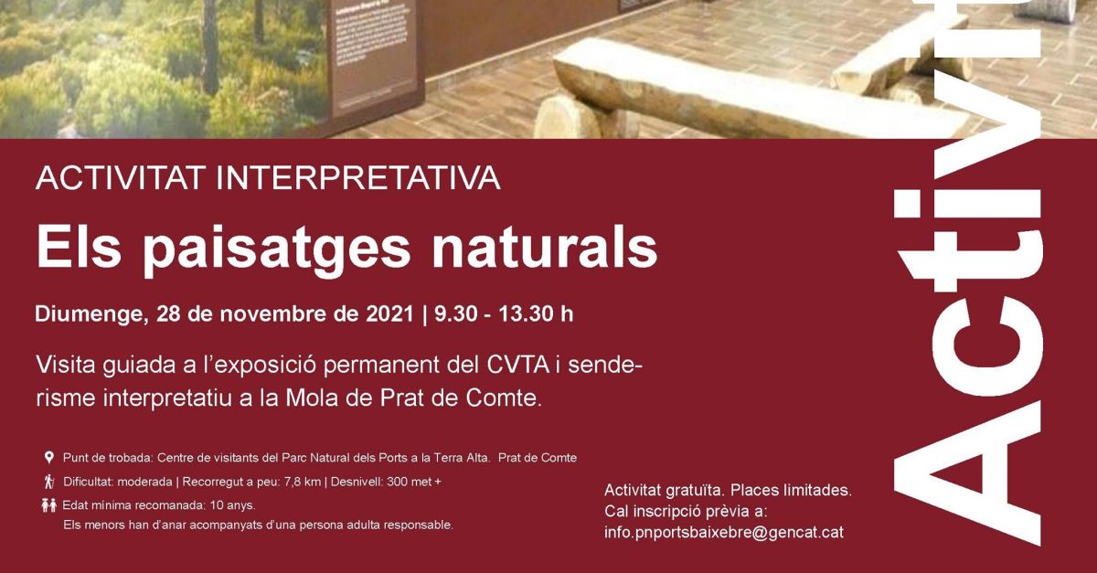 Activitat interpretativa: Els paisatges naturals