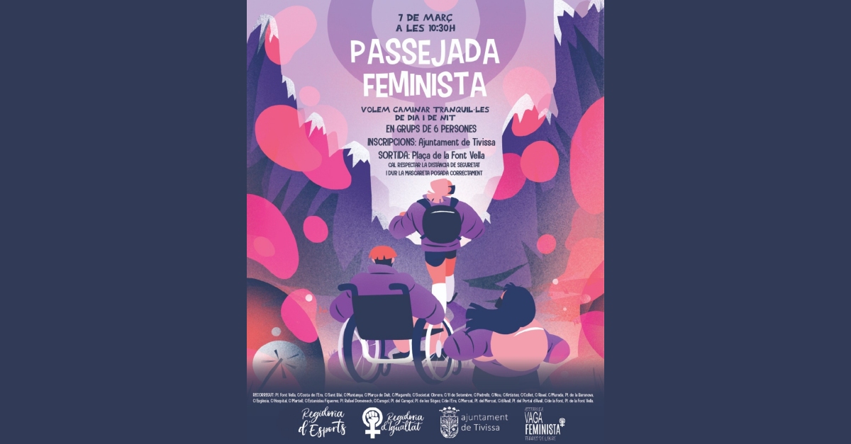 Paseo feminista en Tivissa