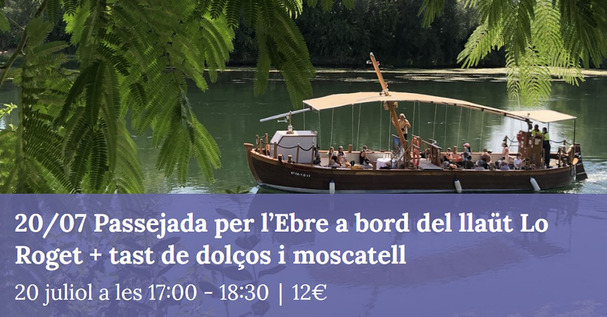 Passejada guiada per lEbre a bord de lo Roget ms tast de dolos i moscatell