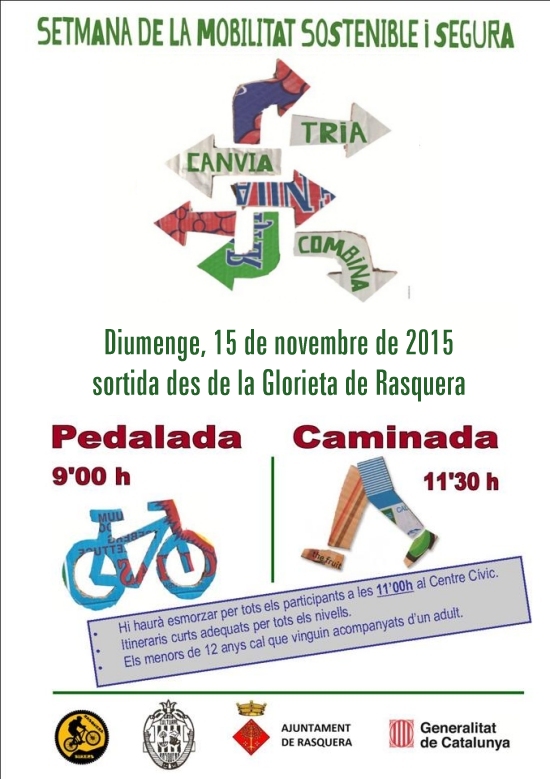 Pedalada i caminada populars