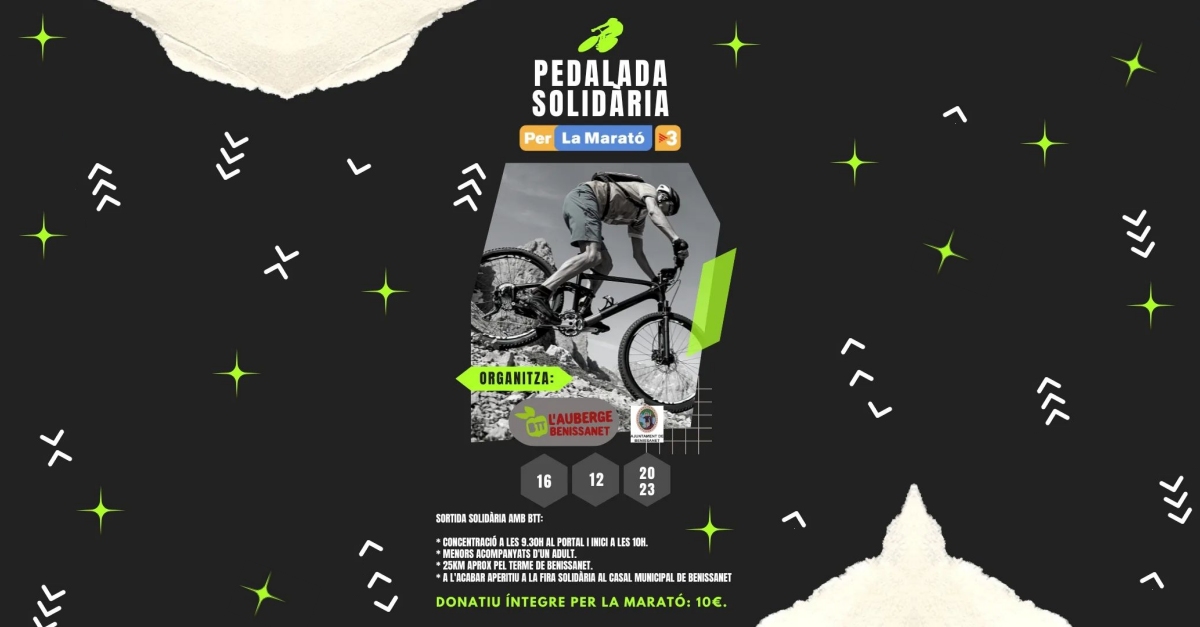 Pedalada solidria Benissanet